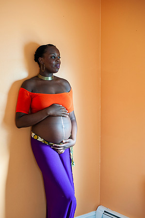Melanie's maternity Asbury Park session