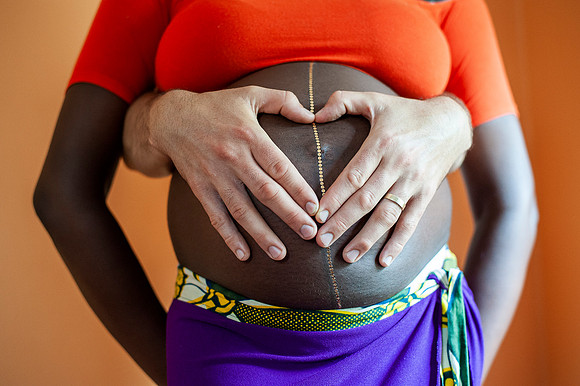 Melanie's maternity Asbury Park session