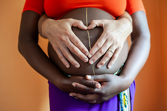 Melanie's maternity Asbury Park session