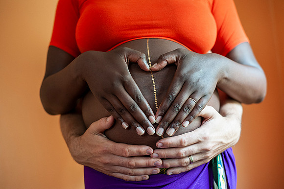 Melanie's maternity Asbury Park session