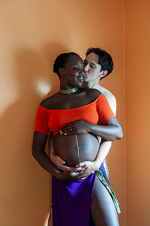 Melanie's maternity Asbury Park session