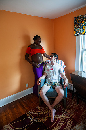 Melanie's maternity Asbury Park session