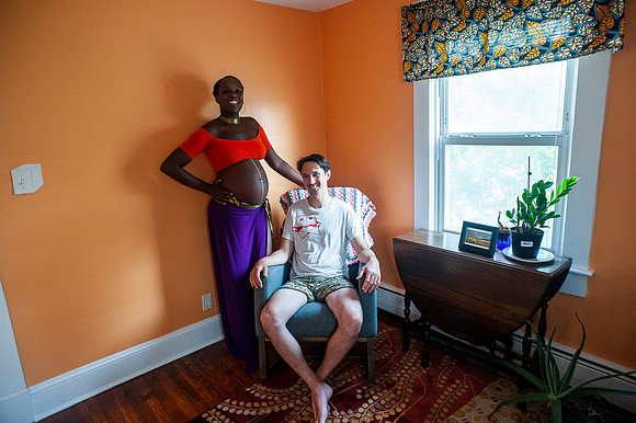 Melanie's maternity Asbury Park session