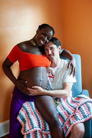 Melanie's maternity Asbury Park session
