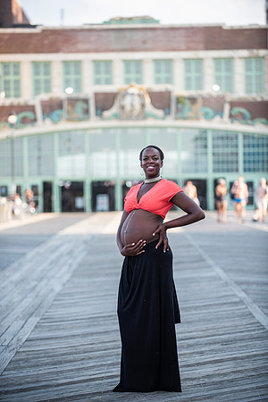 Melanie's maternity Asbury Park session