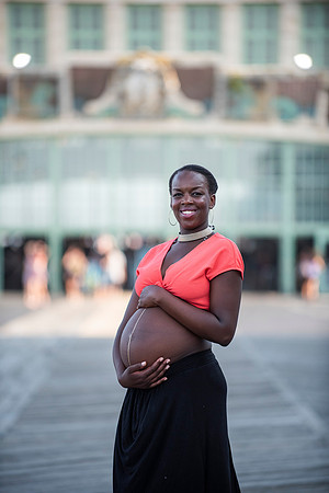 Melanie's maternity Asbury Park session