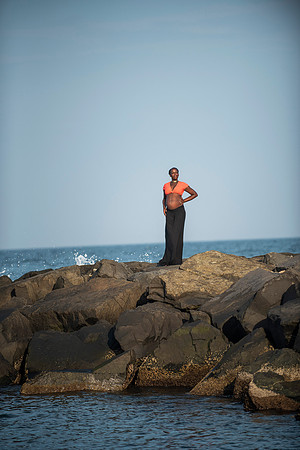 Melanie's maternity Asbury Park session