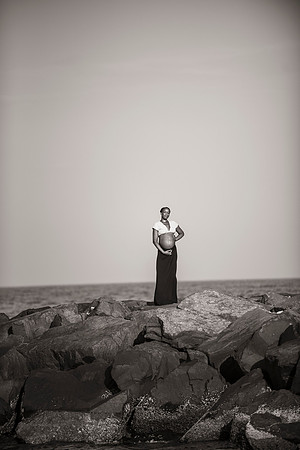 Melanie's maternity Asbury Park session