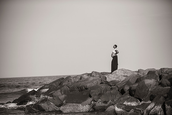 Melanie's maternity Asbury Park session