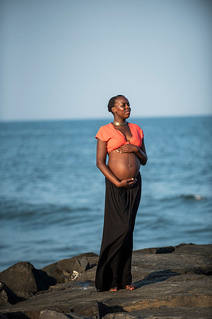 Melanie's maternity Asbury Park session