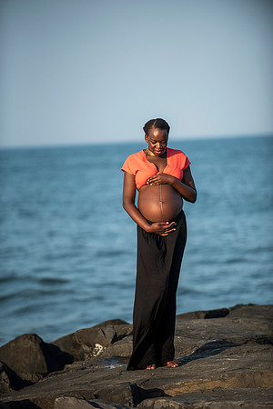 Melanie's maternity Asbury Park session