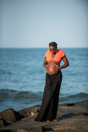 Melanie's maternity Asbury Park session