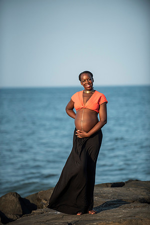 Melanie's maternity Asbury Park session