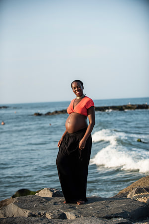 Melanie's maternity Asbury Park session