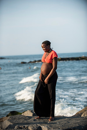 Melanie's maternity Asbury Park session
