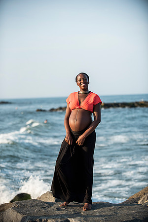 Melanie's maternity Asbury Park session