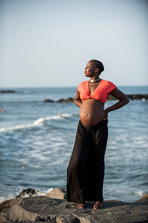 Melanie's maternity Asbury Park session
