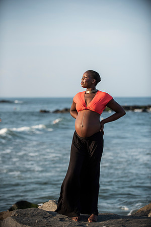 Melanie's maternity Asbury Park session
