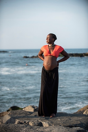 Melanie's maternity Asbury Park session