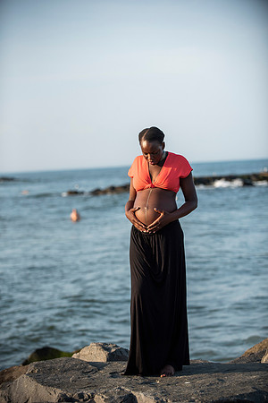 Melanie's maternity Asbury Park session