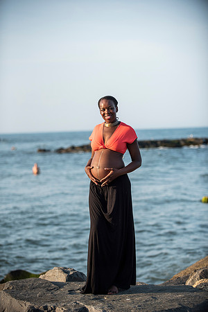 Melanie's maternity Asbury Park session