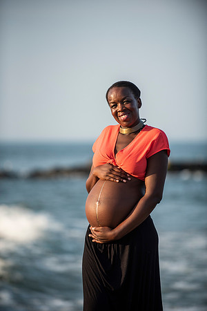 Melanie's maternity Asbury Park session