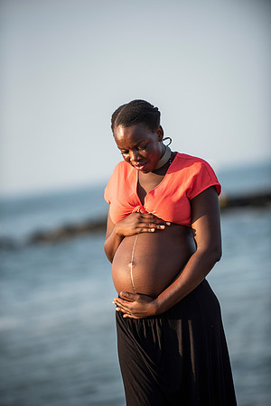 Melanie's maternity Asbury Park session