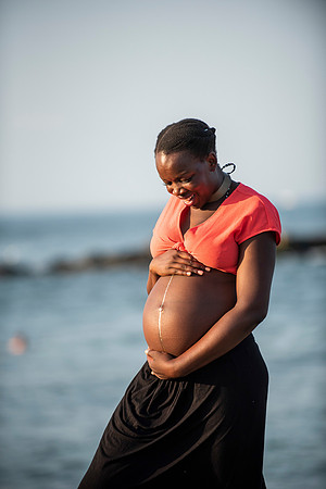 Melanie's maternity Asbury Park session