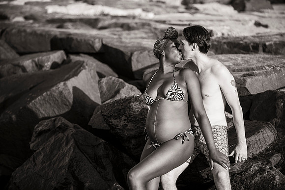 Melanie's maternity Asbury Park session