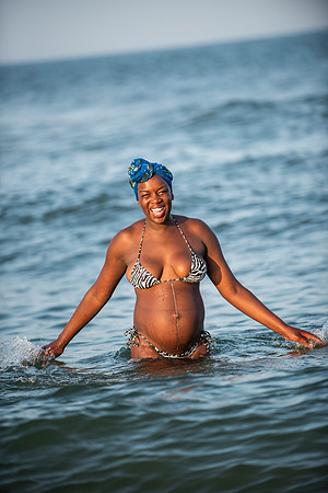 Melanie's maternity Asbury Park session