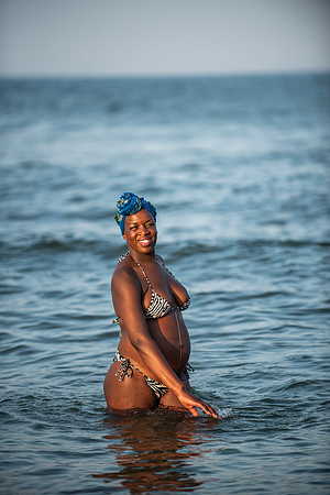 Melanie's maternity Asbury Park session