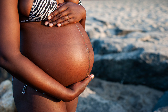 Melanie's maternity Asbury Park session