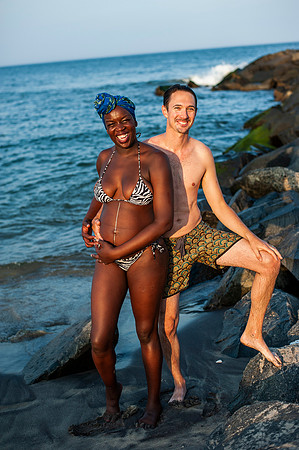 Melanie's maternity Asbury Park session