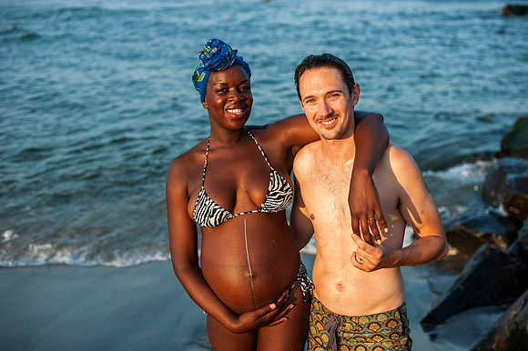 Melanie's maternity Asbury Park session