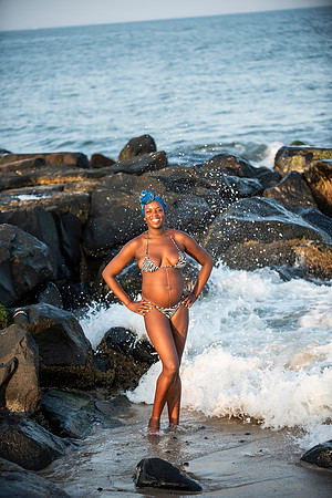 Melanie's maternity Asbury Park session