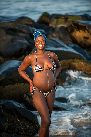 Melanie's maternity Asbury Park session