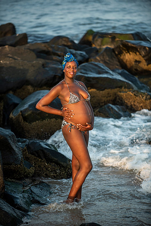 Melanie's maternity Asbury Park session