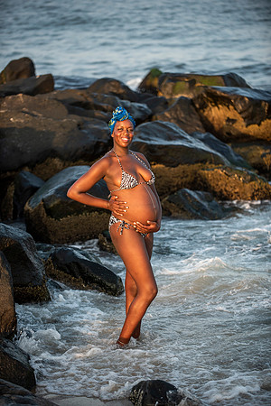 Melanie's maternity Asbury Park session
