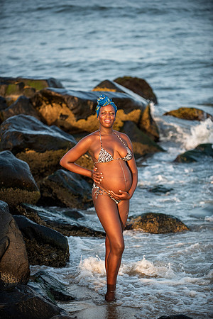 Melanie's maternity Asbury Park session