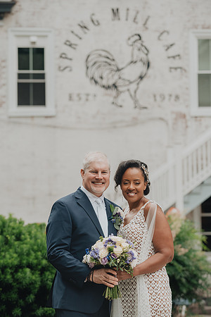 Colleen and Mark at Spring Mill Cafe