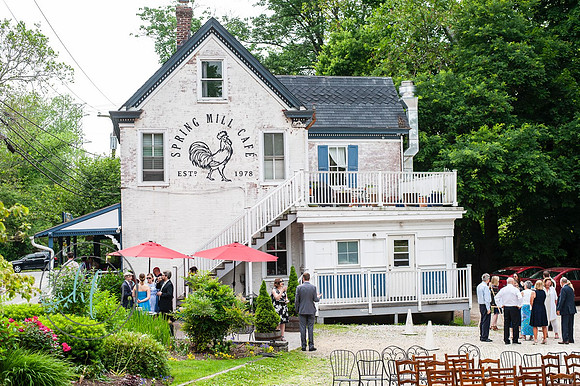 Spring Mill Cafe wedding