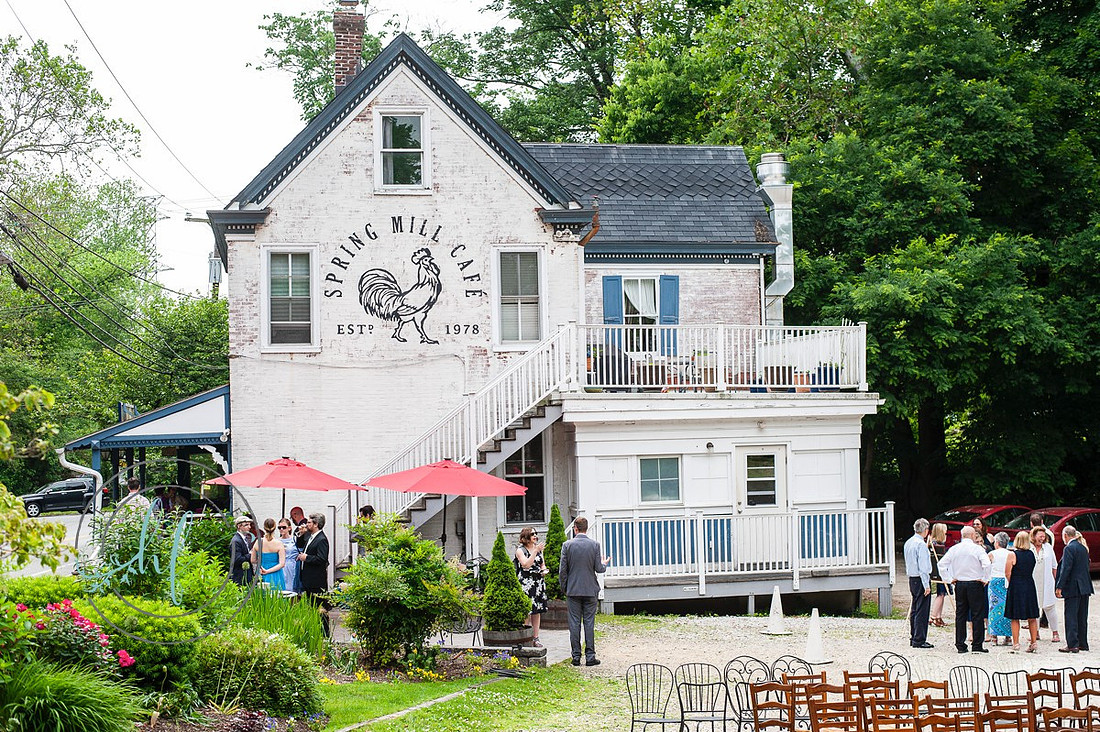 Spring Mill Cafe wedding