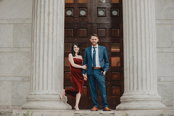 Princeton University engagement session