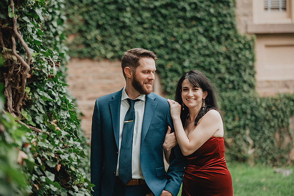 Princeton University engagement session