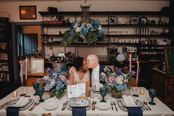 Colleen and Mark at Spring Mill Cafe