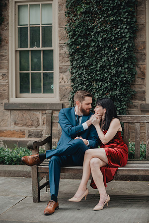 Princeton University engagement session