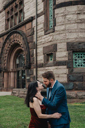 Princeton University engagement session