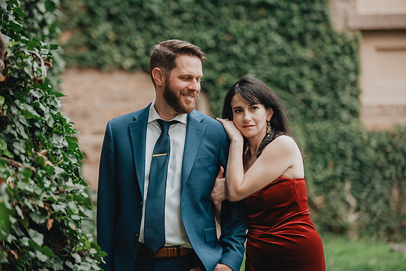 Princeton University engagement session