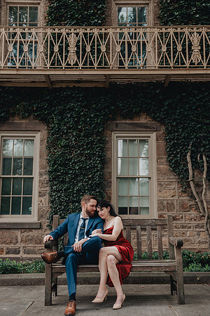 Princeton University engagement session