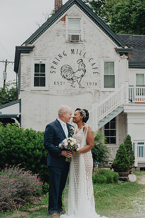 Colleen and Mark at Spring Mill Cafe